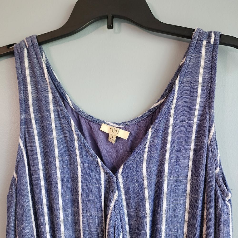 Kori Sleeveless Striped Romper  - Picture 15 of 15